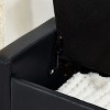 Kumasinova 48" PU Leather Ottoman Bench,Storage Bench with Tufted Button,Upholstered Entryway Bench with Flip-Top,End of Bed Storage Bench for Bedroom - 4 of 4