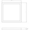 Progress Lighting Everlume 1-Light LED Flush Mount, White, Polycarbonate, 11", Wet Rated, Edgelit Technology - 2 of 2