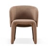 NicBex Teddy Fabric Dining Chair Modern Upholstered Accent Chair with Comfy Backrest, Sofa for Living Room, Bedroom, Reception,1pc/2pc - 3 of 4