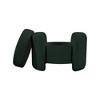 Meridian Furniture,Horizon Boucle Fabric Ottoman - 4 of 4