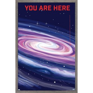 Trends International Well This Is Awkward - You Are Here Framed Wall Poster Prints - 1 of 4