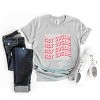 Simply Sage Market Hey Sugar Wavy Stacked Short Sleeve Tee - 3 of 4