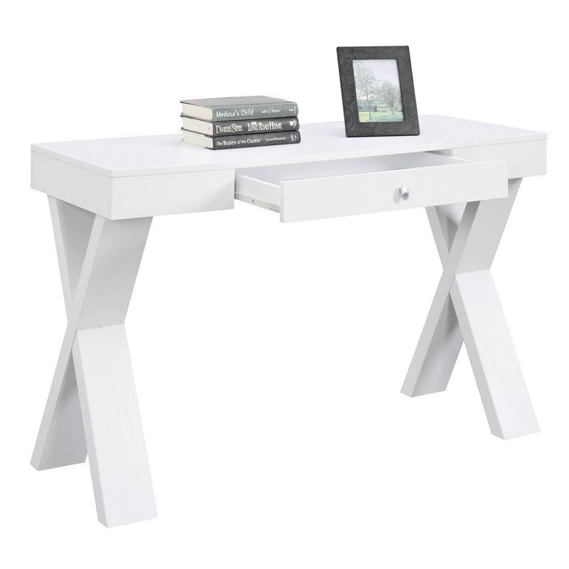 Newport Wood Writing Desk with Drawer - Breighton Home, 4 of 8