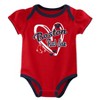 MLB Boston Red Sox Infant Girls' 3pk White Bodysuit - 3 of 4