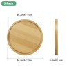 Unique Bargains Multipurpose Durable Reusable Natural Plant Saucer Round - 3 of 4