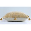 18"x18" Indoor Ghana Square Throw Pillow Yellow - Pillow Perfect - 3 of 3
