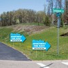 Big Dot of Happiness Apartment for Rent - Yard Sign with Stakes - Double Sided Outdoor Lawn Sign - Set of 3 - 2 of 4