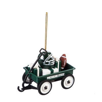 Evergreen Team Sports America Michigan State Team Wagon Ornament