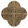 Dritz Small 3pk Home Textured Quatrefoil Corners Antique Brass: Craft Embellishments, Iron Material, 12+ Age, 9 Pieces - image 3 of 4