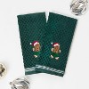 John Ritzenthaler Co. 100% Cotton Kitchen Towels Gingerbread Absorbent Dish Towels for Drying & Cleaning Soft & Durable (Set of 2) - 4 of 4