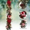 6 ft Christmas Decorations Multi-Color Christmas Garland with Pine Cones, Antlers & Ornaments - Artificial Pine Greenery - 2 of 4