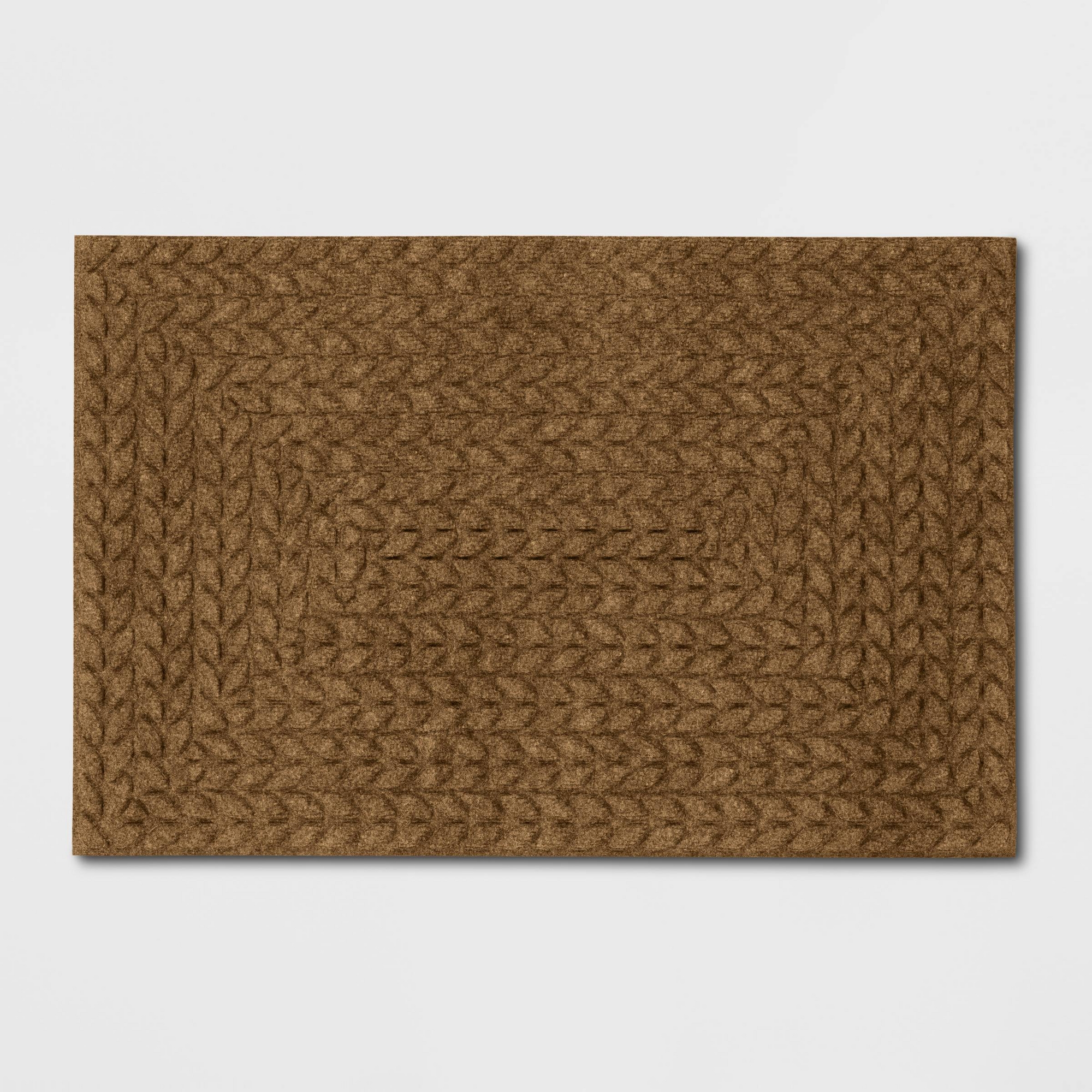 2'x3' Absorbing Embossed Rope Doormat Beige - Room Essentials™