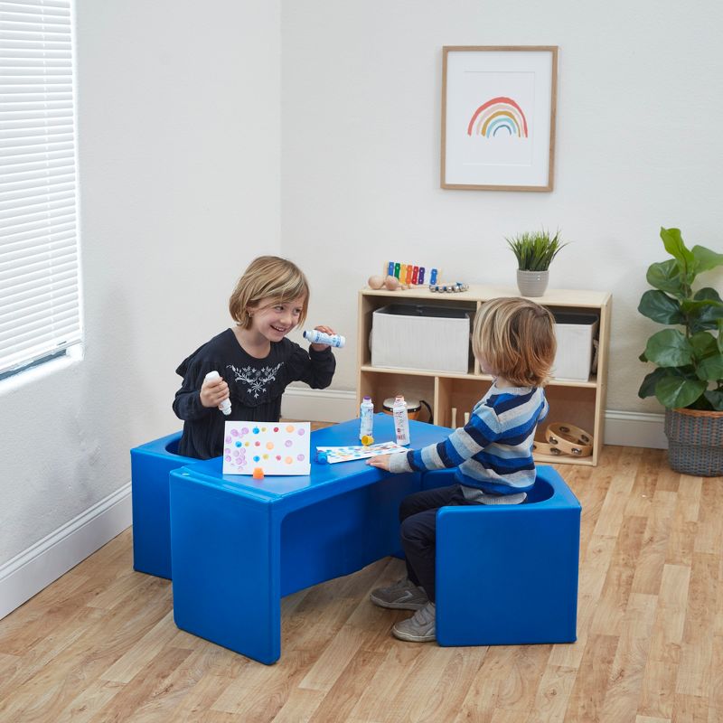 ECR4Kids Tri-Me Table & Chairs, Chair Set, 6 of 15