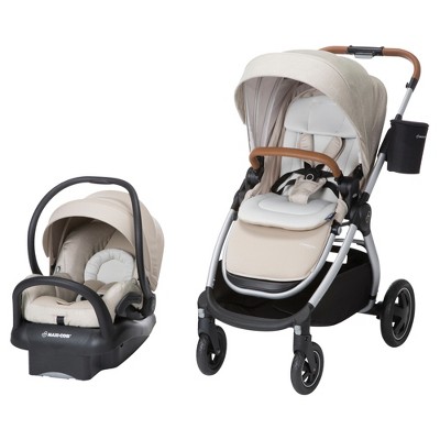 Maxi-Cosi Adorra All-in-One Modular Travel System with Mico Max 30 Infant Car Seat, Nomad Sand