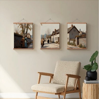Floral Canvas Wall Art with Strong Artistic and Visual Aesthetics,3 - Pieces