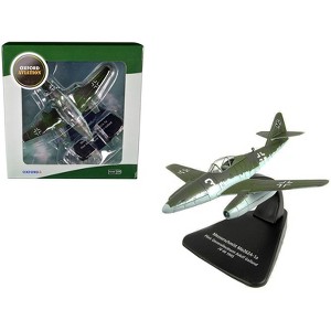 Messerschmitt Me262A-1a Fighter Jet Pilot: G. Adolf Galland JV 44 (1945) 1/72 Diecast Model Airplane by Oxford Diecast - 1 of 4