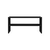 Vynxaria Modern Shoe Rack, Stackable, Space-Saving, Black, 27.1"W, Howard Model - 3 of 4