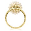 Slickblue Women's Gold Brass Ring with Citrine Yellow Synthetic Pearl - Round Shape, Perfect Statement Piece, Size 5-10 - 4 of 4