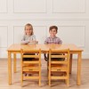 ECR4Kids 30in x 48in Rectangular Hardwood Table with 22in Legs - 3 of 4