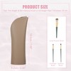 Unique Bargains Portable Stand-Up Silicone Travel Makeup Brush Bag 1 Pc - 4 of 4