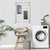 Tangkula Electric Heated Towel Warmer Rack Wall Mounted Drying Rack w/8 Square Bars - 2 of 4