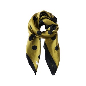 Anna-Kaci Women's Polka Dot Print Square Scarf with Soft Silky Fabric Lightweight Versatile Neck Accessory - 1 of 4