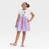 Girls' Hello Kitty Americana Tulle Dress - White - 4 of 4