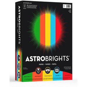 Astrobrights Colored Paper, 8-1/2 x 11 Inches, Eco Assortment, Pack of 500 - 1 of 4