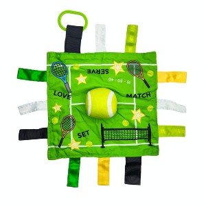 Baby Jack The Learning Lovey Tennis Ball Sports Tag Toy Soother 10" x 10"" - 1 of 4