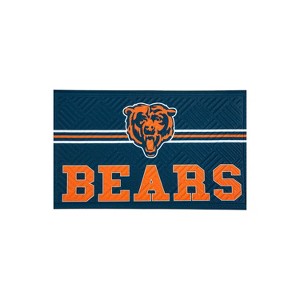 Evergreen NFL Chicago Bears Embossed Mat Cross Hatch Indoor and Outdoor Doormat - 1 of 4