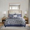 Gulches Multicolor Paisley Bedding Sets - 12 Piece MultiSize Comforter Collection - 2 of 4