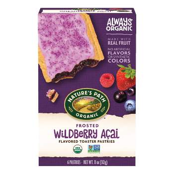 Nature's Path Organic Toaster Pastries Frosted Wildberry Acai - 6ct