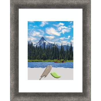 Burnished Concrete Narrow Wood Picture Frame