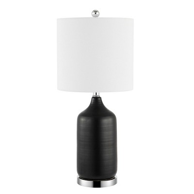 Bergen Table Lamp W/ USB Port - 27 Inch Height - TBL4410 - Black - Safavieh