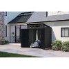 Suncast Modernist 6 x 5 ft. Storage Shed with 200 Cubic Feet of Storage Space, and Reinforced Roof to Support Snow Fall up to 40 Pounds, Peppercorn - 3 of 3