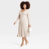 Women's Long Sleeve Midi A-Line Dress - A New Day™ - 3 of 3