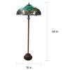 HomeStock Liaison Tiffany-Style 2 Light Victorian Floor Lamp 18" Shade - 4 of 4