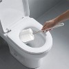 UNISOAR Stainless Steel Toilet Brush and Holder Set, Wall Mounted/Floor Standing - 2 of 4