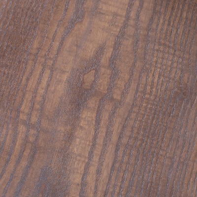 Elegant Elmwood Dark Driftwood X-Back Dining Chair