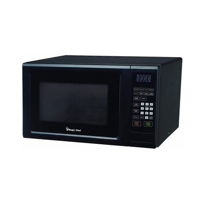 Magic Chef MCM1110B 1000 Watt 1.1 Cubic Feet Microwave with Digital Touch Controls and Display, Black