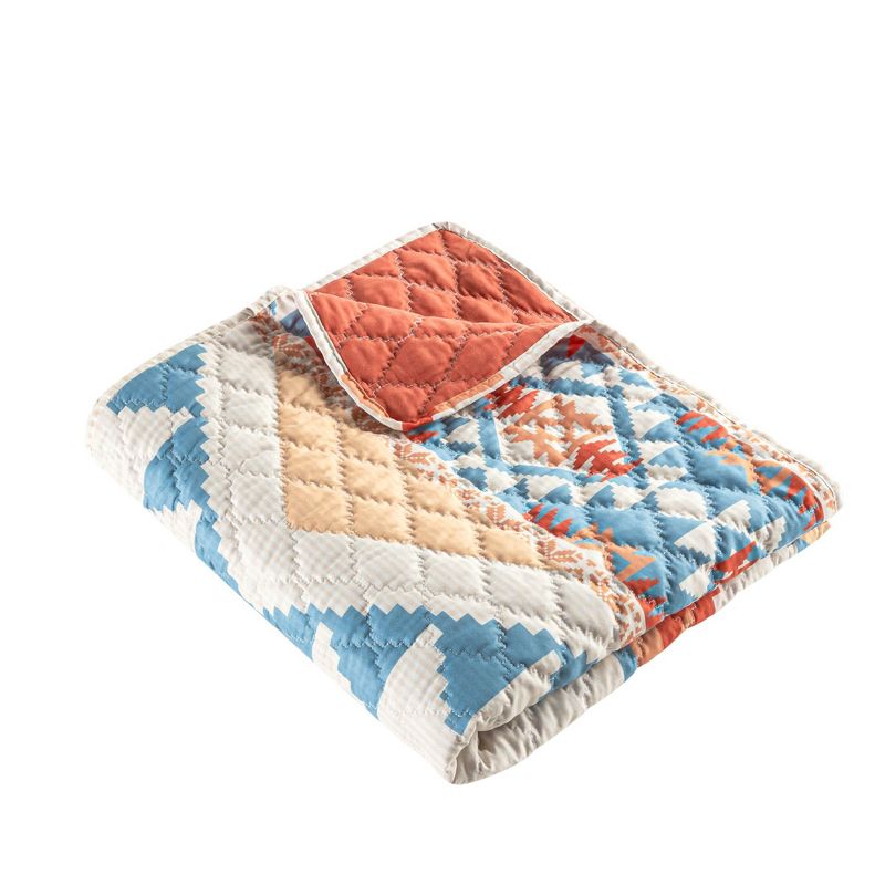 Greenland Home Horizon Southwestern Modern Style Boho Quilted Throw Blanket 50x60 inch, 4 of 5