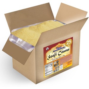 Sooji Coarse Flour - 400oz (25lbs) 11.36kg - Rani Brand Authentic Indian Products - 1 of 4
