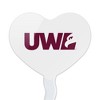 University of Wisconsin - La Crosse University Secondary Logo Heart Love Cupcake Picks Toppers Decoration Set of 6 - image 2 of 4