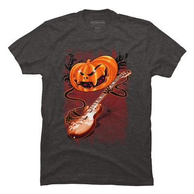 Men's Design By Humans Pumpkin Rocker By cashfish T-Shirt
