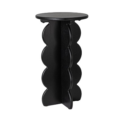 Scalloped Edge Accent Table