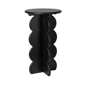 Scalloped Edge Accent Table - 1 of 4