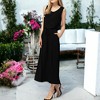 Anna-Kaci Women's Staple Slip Gown Tied Front Dress With Pockets for Casual Looks - 4 of 4