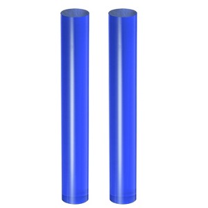 Unique Bargains DIY Crafts Acrylic Round Tube Non-Stick Durable Smooth Clay Roller 2 Pcs - 1 of 4