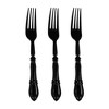 Smarty Had A Party Black Baroque Plastic Dinner Forks - 480 pcs - 2 of 4