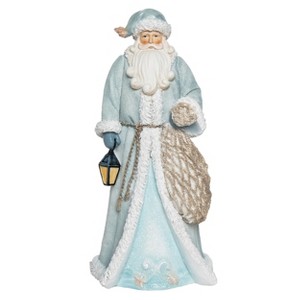 Transpac Resin 12 in. Multicolored Christmas Coastal St. Nick Decor - 1 of 2